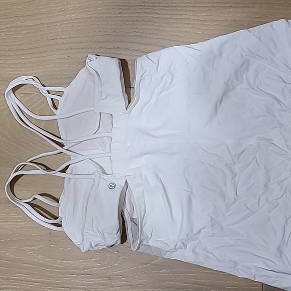 Lululemon white tank size 6 - Picture 3 of 5